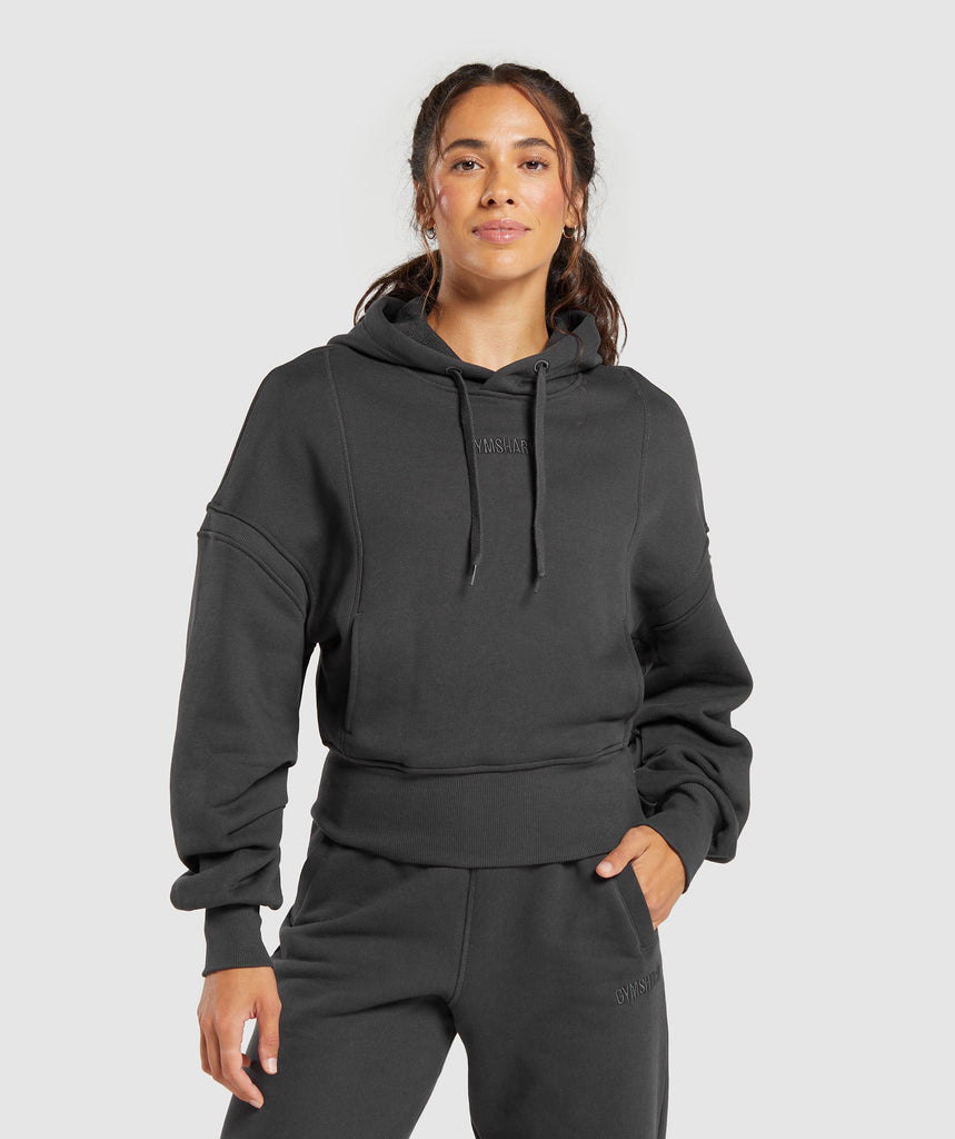 Gymshark Heavyweight Loopback Sweat Hoodie - Asphalt Grey | Gymshark