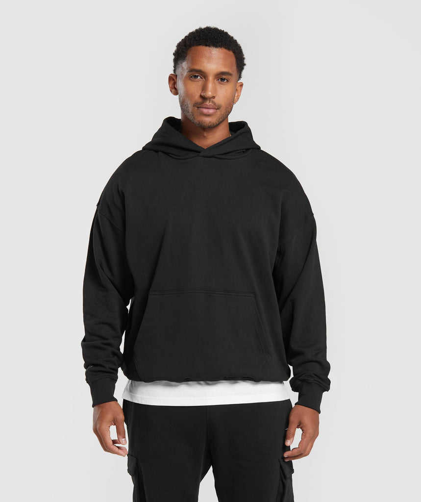 Gymshark Rest Day Essentials Hoodie - Black | Gymshark