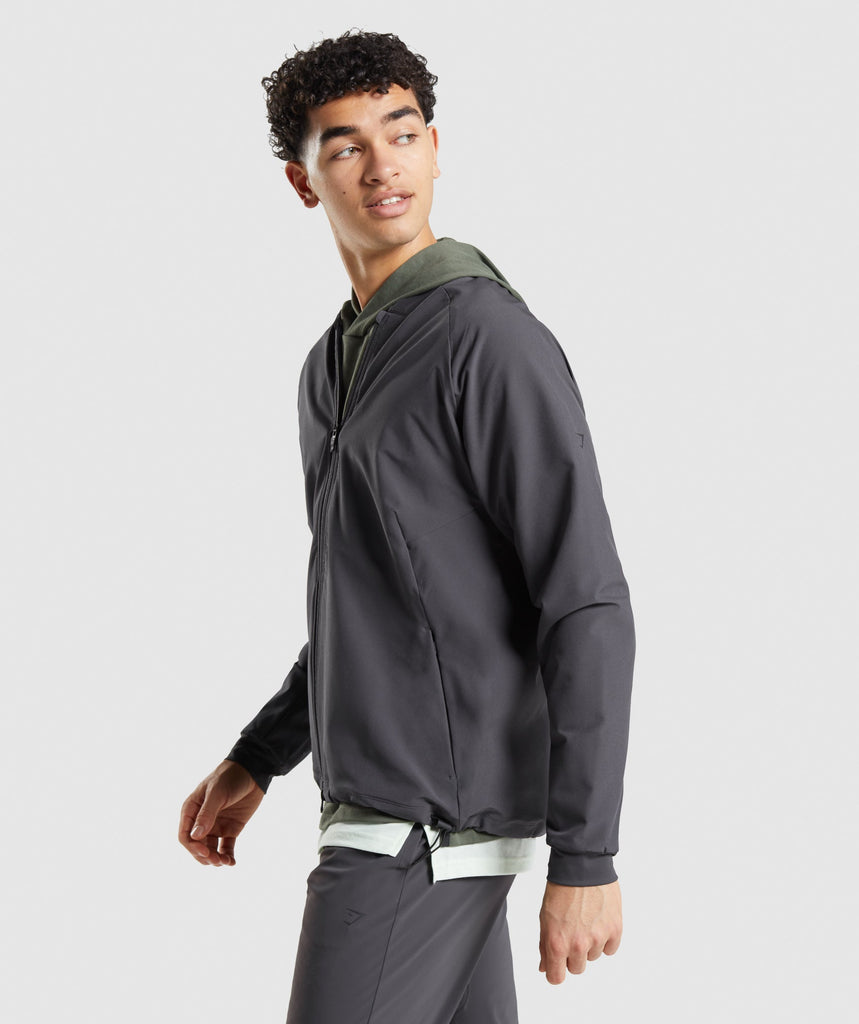 Gymshark Studio Jacket - Onyx Grey | Gymshark